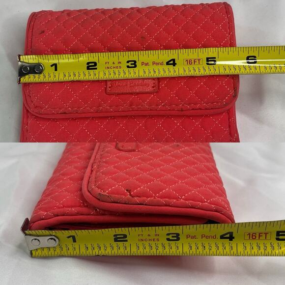 Vera Bradley Neon Orange Trifold Quilted Wallet, casual, classic, functional - Picture 11 of 11